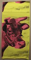 ANDY WARHOL Cow.